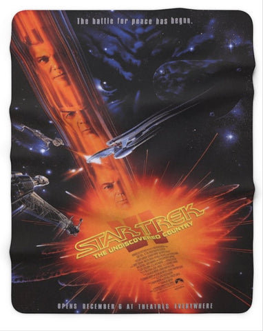 Star Trek VI Sherpa Blanket - Mahannah's Sci-fi Universe