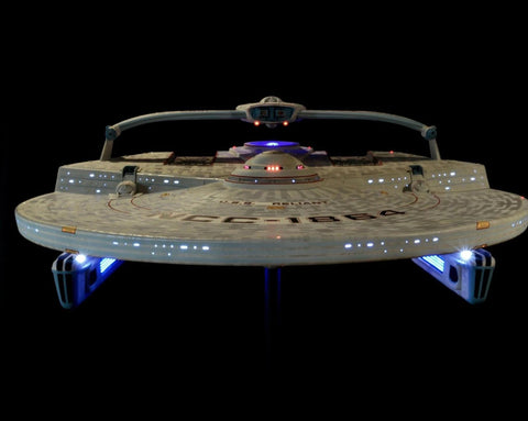 1:537 Scale Star Trek USS Reliant NCC-1864 Model Kit Combo Movie Quality LED Lighting/Audio System
