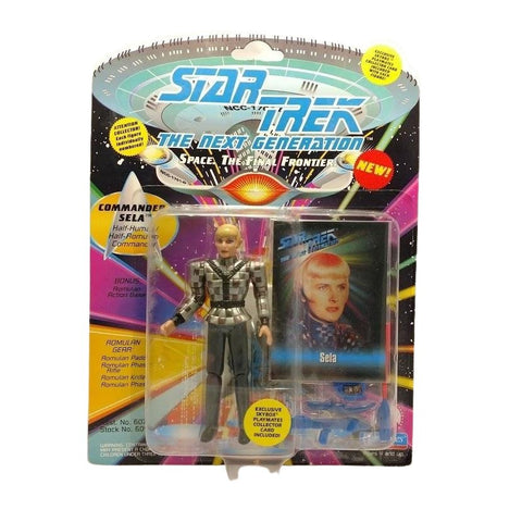 Collectible,new in box & sealed Star Trek The Next Generation Commander Sela action figure 1993 - Mahannah's Sci-fi Universe