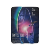 Star Trek Generations Sherpa Blanket - Mahannah's Sci-fi Universe