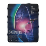 Star Trek Generations Sherpa Blanket - Mahannah's Sci-fi Universe