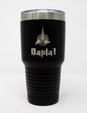 Star Trek Quote Laser Engraved 30oz Stainless Steel Vacuum Insulated Tumbler - Mahannah's Sci-fi Universe
