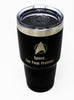 Star Trek Quote Laser Engraved 30oz Stainless Steel Vacuum Insulated Tumbler - Mahannah's Sci-fi Universe